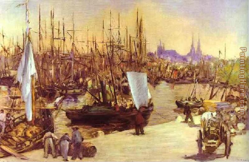 Edouard Manet The Harbour At Bordeaux